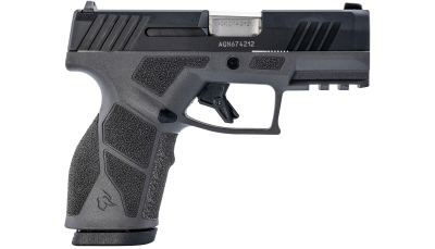 Taurus 1-GX2931G-10 GX2  9mm Luger 10+1 3.37" Matte Stainless Steel Barrel, Matte Black Serrated Stainless Steel Slide, Gray Polymer Frame w/Picatinny Rail, Polymer Grip