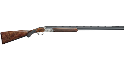 Rizzini USA 2201-2029 BR220 Field 20 Gauge 29" Nickel Chrome Coin Anodized Steel Steel Receiver Engraved Grade 2.5 Turkish Walnut Wood Stock