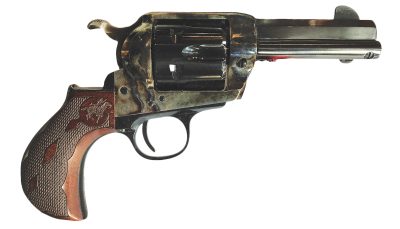 Cimarron PP340MALO2 El Malo 2 357 Mag 38 Special 6 Shot 3.50" Color Case Hardened Octagon Barrel, Color Case Hardened Frame, Smooth Walnut Grip, Exposed Hammer