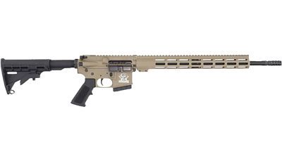Great Lakes Firearms GL15350SSFDE16 GLFA  350 Legend 5+1 18" Stainless Threaded Barrel, Flat Dark Earth Cerakote Picatinny Rail Aluminum Receiver, M-LOK Handguard, Black Synthetic Stock, Mil-Spec Grip