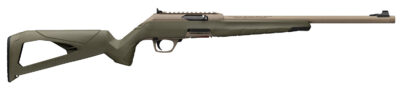 Winchester Repeating Arms 521159102 Wildcat SR 22 LR 10+1 16.50" Flat Dark Earth Threaded Barrel, Flat Dark Earth Picatinny Rail Polymer Receiver, Adj Cheek Piece & LOP OD Green Synthetic Stock