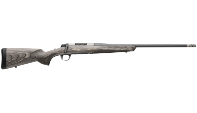 Browning 036092211 X-Bolt 2 Hunter Full Size 243 Win 4+1 22"  Matte Blued Threaded Sporter Barrel, Drilled & Tapped Stainless Steel Receiver, Fixed Gray Laminate Stock, Radial Muzzle Brake