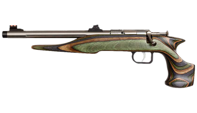 Chipmunk 41105 Hunter Adult 22 Mag 1rd 9" Threaded Stainless Steel Single Shot Barrel, Camo Laminate Stock