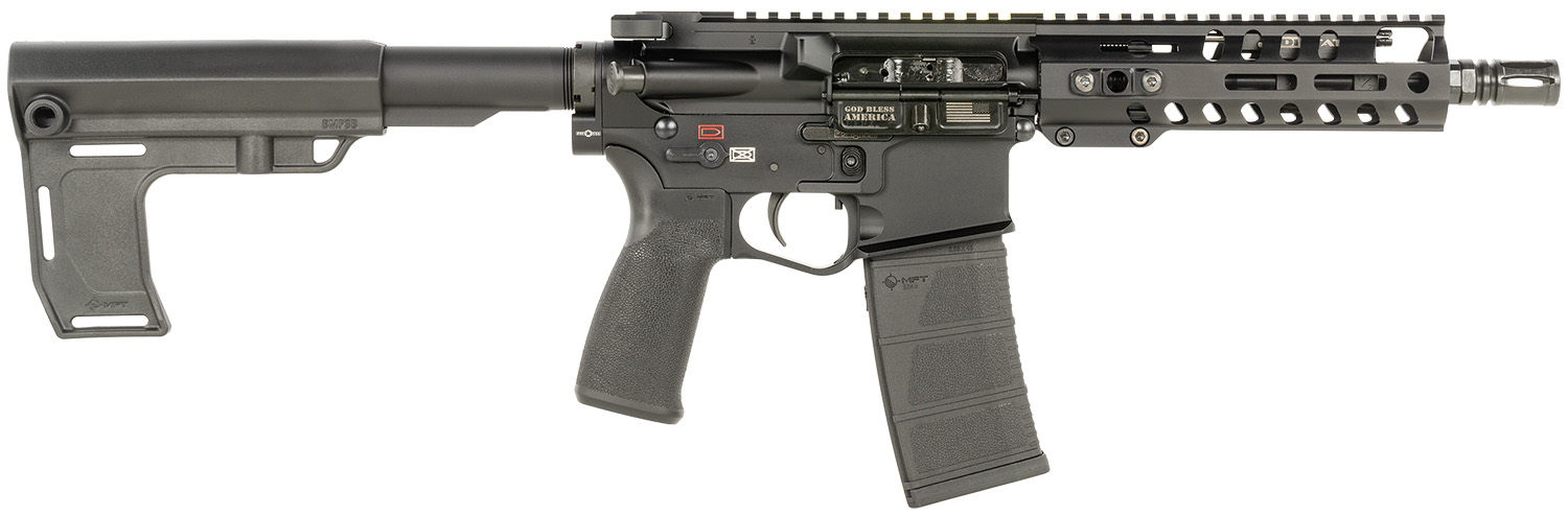 Patriot Ordnance Factory 2170 Renegade + 300 Blackout 30+1 8" Black Nitride Threaded Barrel, M-LOK Handguard, Black Anodized Aluminum Receiver w/Picatinny Rail