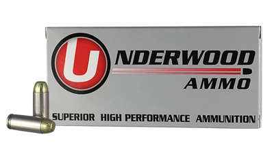 Underwood Ammo 241   10mmAuto 180gr Full Metal Jacket Flat Nose 50 Per Box/10 Case