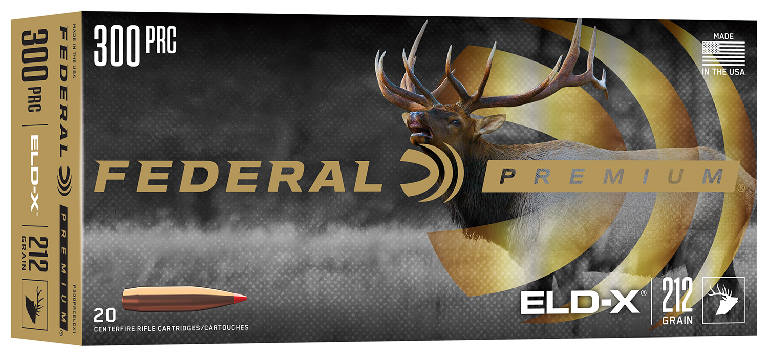 Federal P300PRCELDX1 300PRC 212gr ELD-X 20 Per Box/10 Case
