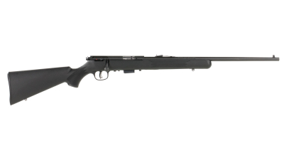 Savage Arms 91800 93 F Full Size 22 WMR 5+1 21" Matte Black Sporter Barrel, Matte Black Carbon Steel Receiver, Matte Black Fixed Synthetic Stock, Right Hand
