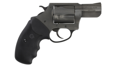 Charter Arms 64420 Bulldog  Large 44 S&W Spl 5 Shot, 2.50" Black Nitride Steel Barrel, Cylinder & Frame w/Black Finger Grooved Rubber Grip, Exposed Hammer