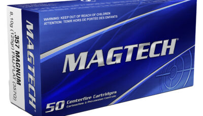 Magtech 357Q Range/Training 357Mag 125gr Full Metal Jacket Flat Point 50 Per Box/20 Case
