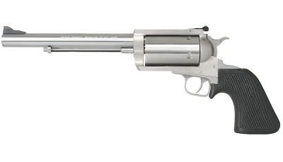Magnum Research BFR500SW7 BFR Long Cylinder Large 500 S&W Mag 5 Shot 7.50" Brushed Stainless Steel Barrel, Cylinder & Frame, Black Rubber Grip, Exposed Hammer