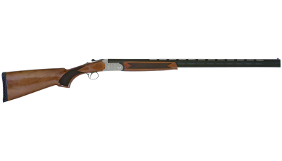 TriStar 30418 Setter S/T  Full Size 410 Gauge Break Open 3" 2rd 28" Black Vent Rib Barrel, Engraved Silver Steel Receiver, Fixed Turkish Walnut Stock, Beretta/Benelli Chokes, Right Hand