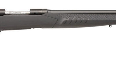 Savage Arms 57066 110 Varmint Full Size 223 Rem 4+1 26" Matte Black Heavy Button Rifled Barrel, Matte Black Drilled & Tapped Carbon Steel Receiver, Adj AccuStock Matte Gray Synthetic Stock, Right Hand