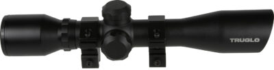 TruGlo TG8504BR Compact  Matte Black 4x32mm 1" Tube Duplex Reticle