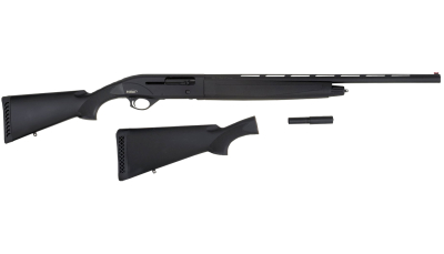 TriStar 24130 Viper G2 Combo Compact 20 Gauge Semi-Auto 3" 5+1 24" Black Vent Rib Barrel, Black Steel Receiver, Two Fixed Black Synthetic Stocks, Right Hand