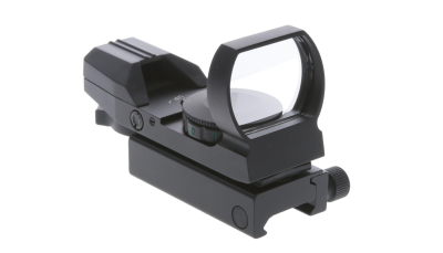 TruGlo TG-8360B Open Dot Sight  Black Anodized 1x 34mm 5 MOA Dual Illuminated (Green/Red) Multi Reticle