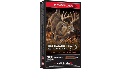 Winchester Ammo SBST300 Ballistic Silvertip  300WinMag 180gr Rapid Controlled Expansion Polymer Tip 20 Per Box/10 Case