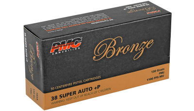 PMC 38SA Bronze  38Super+P 130gr Full Metal Jacket 50 Per Box/20 Case