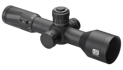 Eotech VDU525FFMD4 Vudu FFP Black Hardcoat Anodized 5-25x 50mm 34mm Tube Illuminated Red MD4 MOA Reticle Features Throw Lever