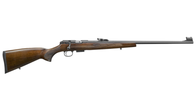 CZ-USA 02302 CZ 457 Lux Full Size 22 WMR 5+1 24" Black Nitride Black Nitride Steel Receiver Turkish Walnut Fixed European-Style Stock Right Hand