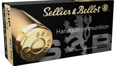 Sellier & Bellot SB357SIGB Handgun  357Sig 124gr Jacketed Hollow Point 50 Per Box/20 Case