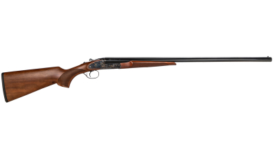 CZ-USA 06407 Sharp-Tail  410 Gauge 3" 2rd 28" Black Hard Chrome Side-by-Side Barrel, Color Case Hardened Metal Finish, Turkish Walnut Stock Includes IC & M Chokes
