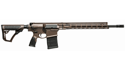 Daniel Defense 0215820057047 DD5 V4 Gen II 6.5 Creedmoor 18" 20+1 Mil-Spec Brown Cerakote Black 6 Position w/SoftTouch Overmolding Stock MLOK