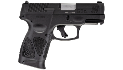 Taurus 1G3C9312X12 G3C  Compact Frame 9mm Luger 12+1 3.26" Matte Stainless Steel Barrel, Matte Black Tenifer Serrated Steel Slide, Black Polymer Frame w/Picatinny Rail, Black Polymer Grip, Right Hand