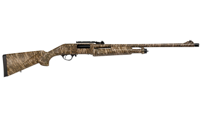 Escort HEFH1224TRBL Field Hunter Turkey Full Size 12 Gauge Pump 3" 4+1 24" Mossy Oak Bottomland Steel Barrel, Grooved Aluminum Receiver, Fixed Mossy Oak Bottomland Synthetic Stock, Right Hand