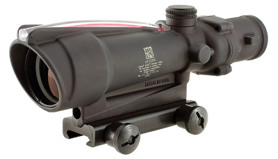Trijicon 100145 ACOG  Matte Black 3.5x35mm Illuminated Red Chevron .223/5.56 BDC Reticle