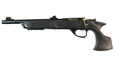 Crickett KSA693 Adult Pistol  22 LR 1rd 10.50" Blued Threaded Barrel w/Cap, Williams Fire Sights, Integrated Picatinny Accessory Rail, Synthetic Grip, Rebounding Firing Pin Safety