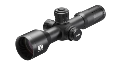 Eotech VDU525FFH59 Vudu FFP Black Anodized 5-25x 50mm 34mm Tube Illuminated Horus H59 MRAD Reticle Features Throw Lever