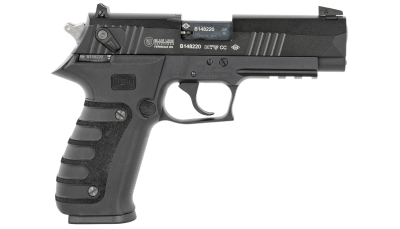 Mauser Rimfire 4010101 M20  22 LR 10+1 4" Black Steel Barrel, Black Serrated Slide, Black Aluminum Frame w/Picatinny Rail, Black Molded Grip, Ambidextrous