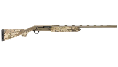 Browning 011438205 Silver Field 12 Gauge 3.5" 4+1 (2.75") 26", FDE Barrel/Rec, AURIC Camo Synthetic Stock With Textured Gripping Surface