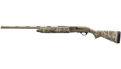 Winchester Repeating Arms 511310291 SX4 Hybrid Hunter 12 Gauge 3.5" Chamber 4+1 2.75" 26", FDE Cerakote Rec/Barrel, Mossy Oak Shadow Grass Habitat Furniture, Fiber Optic Front Sight Left Hand