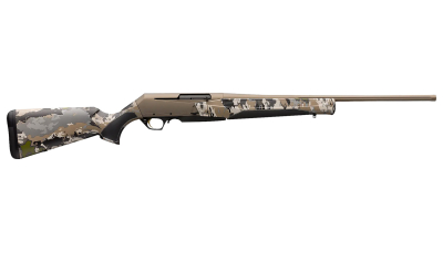 Browning 031072218 BAR MK3 Stalker 308 Win 4+1 22" Smoked Bronze Cerakote Fluted Barrel & Receiver, Ovix Camo w/Fixed Overmolded Grip Paneled Stock