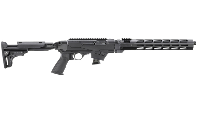 Ruger 19141 PC Carbine *State Compliant 9mm Luger 10+1 16.12" Threaded/Fluted Barrel, Black, Reversible Folding Stock, M-LOK Handguard, Optics Mount