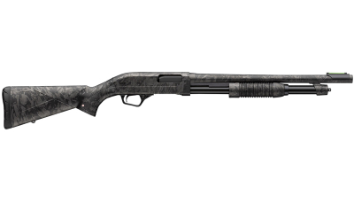 Winchester Repeating Arms 512457695 SXP Defender Compact 20 Gauge Pump 3" 5, 2 3/4" Shells 18" Forged Carbon Hydrodip Steel Barrel, Aluminum Receiver, Fixed Forged Carbon Hydrodip Synthetic Stock
