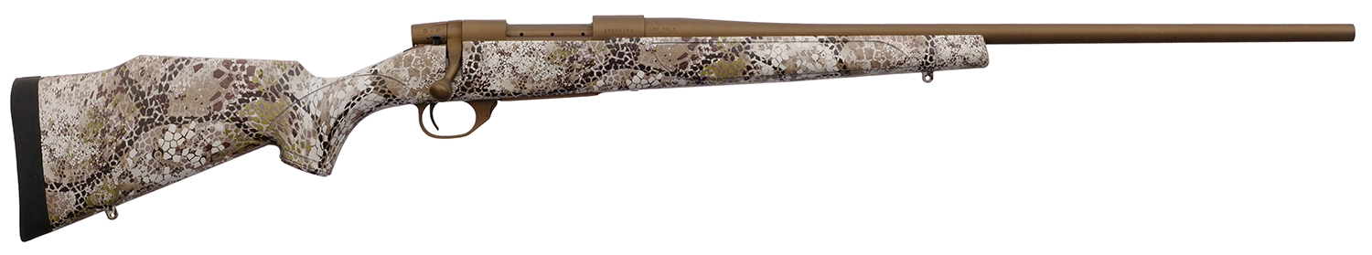 Weatherby VAP7MMRR4T Vanguard Badlands 7mm Rem Mag 3+1 24" Burnt Bronze Cerakote #2 Threaded Barrel, Drilled & Tapped Steel Receiver, Badlands Approach Camo Monte Carlo w/Raised Comb Synthetic Stock