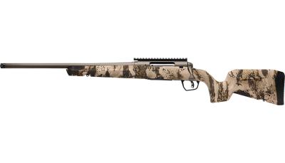 Savage Arms 32349 Axis 2 Pro Compact 350 Legend 4+1 18" Gun Metal Bronze Cerakote Heavy Sporter Threaded Barrel & Picatinny Rail Carbon Steel Receiver, Fixed Western Camo Synthetic Stock, Left Hand