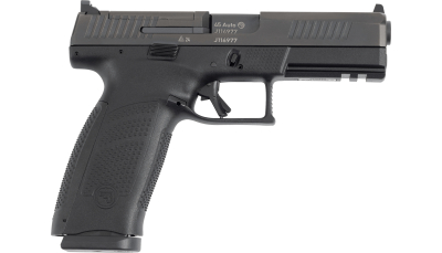 CZ-USA 91591 P-10 F Full Size Frame 45 ACP 13+1 4.50" Black Steel Barrel, Optic Ready/Serrated Black Polymer Frame w/Picatinny Rail, Textured Grip