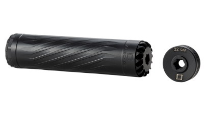 Anechoic X223B Anechox 223  223/5.56mm/22-250Rem Black Stainless Steel/Titanium 1 3/8"x24 w/ 1/2"x28 DTA