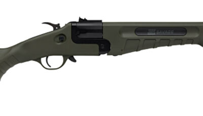 Savage Arms 23001 42 Takedown Full Size 22 WMR/410 Gauge 1rd 20" Black Satin Sporter Barrel, Satin Black Carbon Steel Receiver, OD Green Fixed Synthetic Stock, Ambidextrous