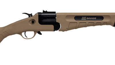 Savage Arms 23004 42 Takedown Full Size 22 LR/410 Gauge 1rd 20" Black Satin Sporter Barrel, Flat Dark Earth Carbon Steel Receiver, Flat Dark Earth Fixed Synthetic Stock, Ambidextrous