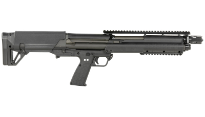 Kel-Tec KSGBLKD KSG Defender Bullpup Frame 12 Gauge Pump 3" 7+1 18.50" Black Steel Barrel, Black Picatinny Rail Aluminum Receiver, Black Adj Cheek Riser Polymer Stock, Black Magpul Vertical Grip