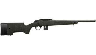 Bergara Rifles BMR007 BMR-X  22 LR 10+1 18" Blued Heavy Threaded Barrel, Blued Picatinny Rail Receiver, Adj LOP Green w/Black Webbing Synthetic Stock