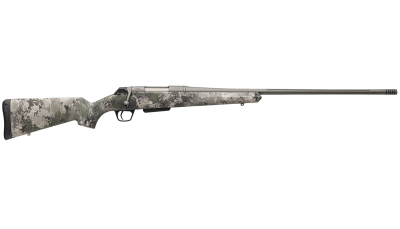 Winchester Repeating Arms 535800289 XPR Extreme 6.5 Creedmoor 3+1 22" Tungsten Cerakote Fluted Threaded Barrel & Drilled & Tapped Steel Receiver, Fixed TrueTimber VSX Synthetic Stock