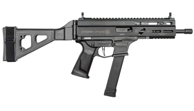 Grand Power 810091152850 Stribog SP9A3G 9mm Luger 8" Black, SB Tactical Brace