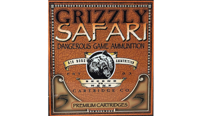 Grizzly Ammo GC5/416NE2   500-416NitroExpress 400gr Solid Brass 5 Per Box/10 Case