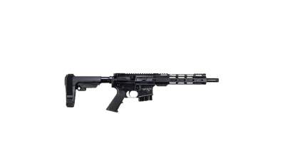 Alexander Arms PHI65ST Highlander 6.5 Grendel 10+1 11" Black Fluted Threaded Barrel, Black Anodized Picatinny Rail Receiver, Polymer SBA Tactical Brace, Black A2 Grip