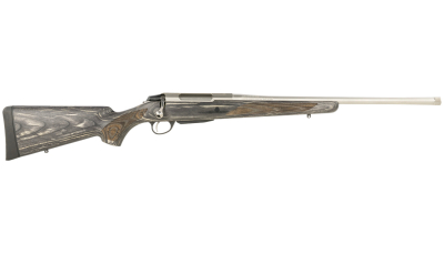 Tikka JRTXG31822MT T3x Laminated Full Size 270 Win 3+1 22.40" Stainless Threaded Barrel, Stainless Steel Drilled & Tapped Receiver, Oil Gray Fixed Laminate Stock, Right Hand